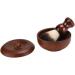 Uxsiya Soap Bowl Badger Hair Shaving Brush Shaving Cream Soap Bowl Beard Cleaning Tool Kits(Hu Brush + soap Bowl) - Buy Online on GoSupps.com
