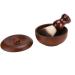 Badger Hair Shaving Brush Sailing bowl Razor foam Seifenschale Bart cleaning toolkits for everyday use at home (HU Brush + SOAP Bowl)