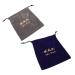 Baluue 2pcs Storage Bag Drawstring Pouch Blow Dryer for Curly Hair Make up Travel Bag Mini Flocking Cloth