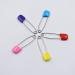 U-M Pulabo Multi-Colored Safety Pins - 5Pcs Reusable Plastic Head Infant Diaper, Medium Size - Buy Online on GoSupps.com