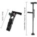 Clever Cane with LED Light Aluminum Crutches Old Man's Crutch Telescopic Adjustment Crutches Elderly Crutches Alloy Walker Outdoor Skid Walking Stick for Arthritis Seniors Disable Beautiful Scenery - Buy Online on GoSupps.com