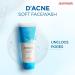 D'Acne Soft Face Wash | Unclogs Pores & Prevents Pimples | 1% Glycolic Acid & Niacinamide | Acne-Prone Skin Solution | 100 ml | Suitable for Men & Women - Buy Online on GoSupps.com