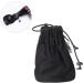 FOMIYES 2 Pcs Hair Dryer for Curly Hair Burlap Bags Drawstring Wind Shield Pocket Travel Bag Stereotypes 13.2*10.3cmx2pcs Blackx2pcs - Buy Online on GoSupps.com