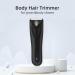 1Set Rechargeable Electric Hair Clipper Beard Trimmer Black Electric Shaver Groin Body Hair Shaving - Buy Online on GoSupps.com