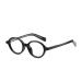 SERONI Pin Temples Oval Tr90 Frame Blue Light Blocking Glasses for Women Men Anti UV Ray Computer Reading Glasses Black 47 Millimeters