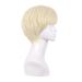 Shop MapofBeauty 10 inch Short Curly Men's Wig (Light Gold) - International Shipping Available - Buy Online on GoSupps.com