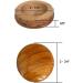 Teak Wood Boat Steering Wheel Center Cap - 2-1/2 inch - Marine Destroyer Steel Hardware - Buy Online on GoSupps.com
