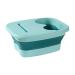 Foot Bath Spa Bowl for Home Use Foot Soak Basin for Relax Foot SPA Bath Tub Foot Soaking Bath Basin Foldable Foot Soaker Portable Feet Tub Soak Your Feet Green