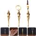 3pcs Ear Wax Removal Tool Set - Adult Ear Picks Mini Pendant - Brass Earwax Remover for Ear Cleaning - Buy Online on GoSupps.com
