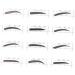 FOMIYES 24 Pcs 48 Eyebrow Shaping Stencils Eyebrow Shaping Template Eyebrow Template Eyebrow Stickers - Buy Online on GoSupps.com