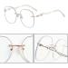 Buy Munani Pink Borderless Glasses Arm & Leg | Spectacle Replacement Accessories | 2-Hole Bracket Strass Glasses Parts International Shipping Available - Buy Online on GoSupps.com