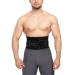 Lower Back Support Brace For Men And Women Double Layer Pressurized Lumbar Spine Decompression Belt Breathable Waist Back Posture Correction Sports Protection Girdle (Color : Black Size : XXL) lofty Black XL
