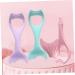 Housoutil 4pcs Eyelash Winged Comb Professional Tips Bowl Cosmetic Wear-resistant Protection Women Shape Up 15X5.7CMx4pcs Pinkx4pcs - Buy Online on GoSupps.com