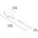 Loreo Disposable Mini Clear Dessert Spoons - 50 CT for Tasting Parties, Sampling, and Small Catering Supplies - Buy Online on GoSupps.com
