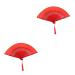 ABOOFAN 2pcs Chinese Fan Folding Fan Favors Wedding Silk Fan Dance Folding Fans Dance Fan Paint Women's