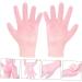 Healeved 3 Pairs Water Proof Sun Protection Pink exfoliating Hand Gloves exfoliating Gloves Green Faux Fur scrunchies Soft Cosmetic Gloves moisturizing whitening - Buy Online on GoSupps.com