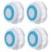 4 Pack Compatible Replacement Facial Cleansing Brush Head