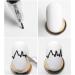 Ikasus Nail Graffiti Pen - Fast-Drying Nail Art Painting Tool for Acrylic Natural & Gel Nails - Black DIY Nail Beauty Pencil - Buy Online on GoSupps.com