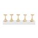 Anself Acrylic Nail Holder Nail Displayer Nail Practice Show Board Gold