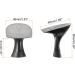 HARFINGTON Heel Repair Replacement - 1 Pair High Chunky Heel DIY for Women Shoes Black - International Shipping Available - Buy Online on GoSupps.com