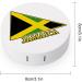 Jamaica Flag Contact Lens Case with Mirror - Portable & Cute Storage Box - Buy Online on GoSupps.com