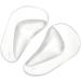 2 Pairs Silicone Gel Flat Foot Arch Support Insoles | Professional Flat Foot Corrector & Midfoot Pads for Ultimate Comfort - Buy Online on GoSupps.com