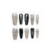 Handmade Wearing Nail Long Heavy Industry Nail Patch Detachable False Nails 10pcs(6 Xs)