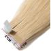 SEGO TAPE Extensions - Remy Real Hair Glue with 10 Free Tapes | 20 Tressen 16'' (45cm) Hellblond #613 - Shop Now! - Buy Online on GoSupps.com