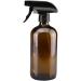 Buy Empty Amber Glass Spray Bottle - 250ml Durable Black Mist Sprayer for Essential Oils - International Shipping Available - Buy Online on GoSupps.com