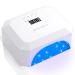Makartt Rechargeable UV LED Light Cordless Nail Lamp Aurora 54W Professional Nail Dryer with 4 Timer Setting.