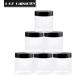 12 Pack TUZAZO 4oz Plastic Containers with Lids and Labels | BPA-Free Refillable Jars for Cosmetics, Lotions, Body Butter, Slime | Clear Empty Round Plastic Jars for Beauty Products - Buy Online on GoSupps.com