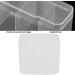 Yosoo 2 Grids Nail Art Cotton Pads Organizer Storage Box (2 Pcs) - Efficient & Stylish Solution for Nail Care - Buy Online on GoSupps.com