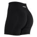 AUROLA Intensify Workout Shorts for Women Seamless Scrunch Short Gym Yoga Running Sport Active Exercise Fitness Shorts Small Black