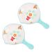 Milisten Dishes 8 Pcs Seasoning Dish Sauce Condiment Ceramics Child Small Sushi Plate 13.8X10X2.5CMx4pcs As Shownx4pcs