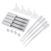 Didiseaon 4pi ces Lot de Tubes de Mascara Vide avec Brosse Entonnoirs et Pipettes pour Fabrication Maison de Mascara Base Huile