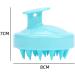 Buy Premium Hair Shampoo Brush with Soft Silicone Scalp Massager for Hair Growth - Black & Blue Colors - Buy Online on GoSupps.com