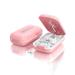 DUBSTAR Small Pill Cutter, Pill Splitter Pill Cutter for Small or Large Pills, Cuts Vitamins Tablets, Portable Pretty Pill Crusher for Purse Pocket (Pill Cutter, Pink) Pill Cutter Pink
