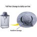 ZffXH Head Net Safari Hat with Mosquito Netting - Dark Grey | Ideal for Gardening, Hiking, Fishing | Men and Women Sun Cap - Buy Online on GoSupps.com