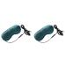 minkissy 2 Sets USB Moxa Eye Mask Eye Patch Moist Heat Eye Compress Eyeshades Steaming Eye Eye Masks for Dark Circles and Puffiness Eyes Pad Silk Heating