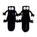JHIALG Magnetic Suction 3D Doll Couple Socks Unisex Mid-Tube Socks Cute Couple Holding Hands Socks 1size Black