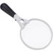 Professional 138mm Handheld Magnifier with Reading Light 2X 4X 25x with 3 LED Light Double Lens for Reading Newspaper Full of Stars