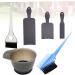 FRCOLOR 1 Set hair coloring combs DIY dye hair tool kit hair tinting kit Hair Dye Comb Hair Dye Brush salon comb mixing bowl hair color paddle hair color DIY tools thicken display board - Buy Online on GoSupps.com