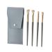 Premium 4-Piece Eye Shadow Brush Set Soft Hair Makeup Brushes for Flawless Application | Portable & Ideal for Halo Dyeing - Buy Online on GoSupps.com