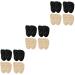 Gatuida 12 Pairs Sponge Forefoot Pad Metatarsal Support Insoles Forefoot Heel Cushion Inserts Foot Cushions High Heel Cushion Front Palm Pad 4d Mesh Stretch Fabric for Shoes