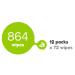 Baby Green Wipes Unscented Compostable Biodegradable and Organic Value Pack (12 Packs of 72) 864 for Sensitive Skin 72 Count (Pack of 12) - Buy Online on GoSupps.com