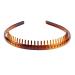 High Quality Plastic Shark Teeth Headband & Hair Comb - Black & Brown 2 Pieces | International Shipping - Buy Online on GoSupps.com