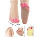 JYCCH Gel Toe Separators - Soft Toe Spacer & Corrector for Pain Relief | Ideal for Pedicure Yoga & Running 1 Pair - International Shipping Available - Buy Online on GoSupps.com