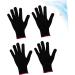 PRETYZOOM 2 Sets 4pcs Grill Gloves Silicone Bumps Proof Glove Hairdressing Tool As Shownx3pcs 21.5X12.2 cmx3pcs - Buy Online on GoSupps.com