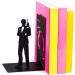 Shop Balvi Secret Agent Black Metal Bookend - Unique Design for International Shipping - Buy Online on GoSupps.com