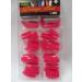 Artificial Nails 100 Pieces High Quality Professional False Nails 10 Different Sizes (10 Each) By Fat-Catz-Copy Catz - 0-9 100 Fuchsia Colored Nails in a Box